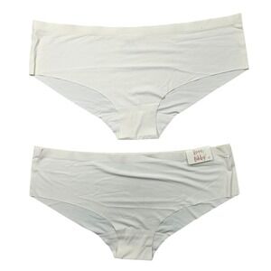 Love Libby Womens Seamless Hipster Underwear Briefs Size L Cream Set Of 2